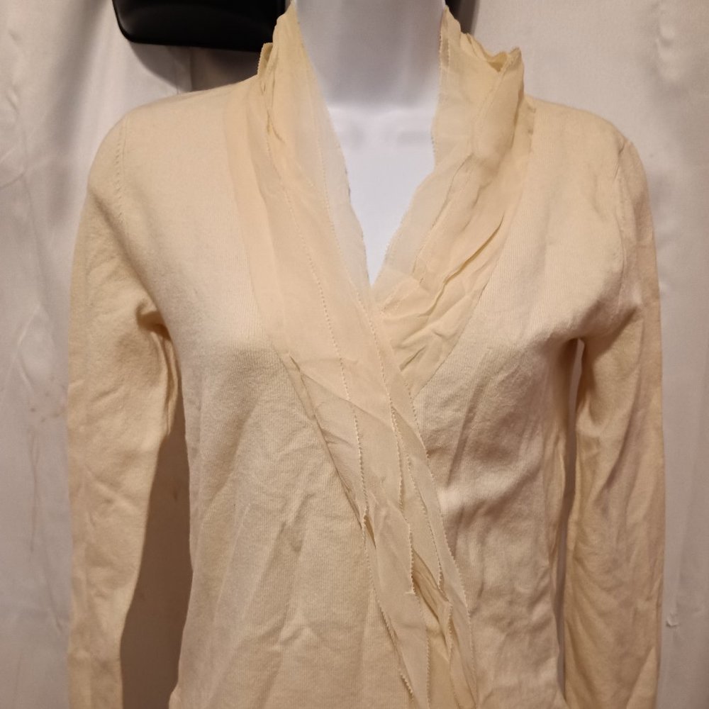 Magaschoni Peruvian cotton beige top